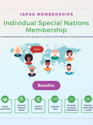 IAPAE - Individual Special Nations Membership